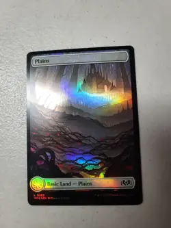 1x MTG Magic the Gathering Plains (262/475) Wilds of Eldraine FOIL NM - Image 1