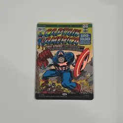 MTG Marvel Super Heroes Captain America Super-Soldier Borderless Comic Foil NM - Image 1