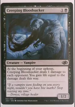 Creeping Bloodsucker 21 Common Jumpstart 2022 Magic: The Gathering Near Mint - Image 1