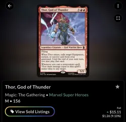 Thor, God of Thunder Marvel Super Heroes Foil - Image 2