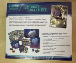 Pokemon TCG Journey Together Pokemon Center Elite Trainer Box ETB - *SMALL TEAR* - Image 4