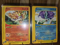 Entei 10/147 Suicune 37/147 Aquapolis Pokemon Card Rare E-Reader 2 Card Lot - Image 5