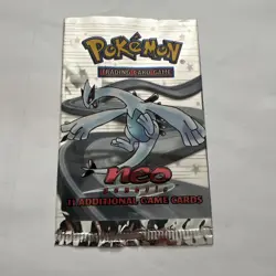 Pokemon Neo Genesis Lugia Empty Wrapper (No Cards) - Image 1