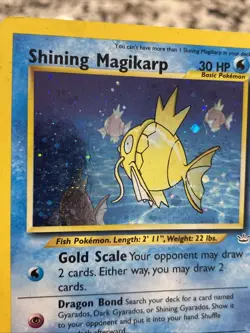 Pokemon Shining Magikarp Double Holo Neo Revelation 66/64 - Image 3