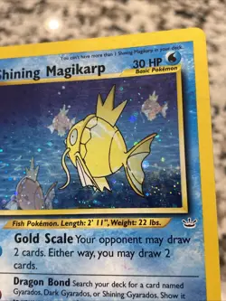 Pokemon Shining Magikarp Double Holo Neo Revelation 66/64 - Image 4