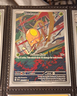 Pokemon TCG Toedscool 201/198 SV01 Illustration Rare Full Art Holo EN 50 HP - Image 1