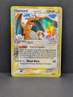 Charizard Delta Species 4/100 Crystal Guardians Holo Rare Pokemon TCG MP - Image 1
