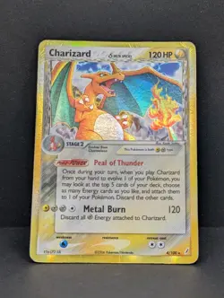 Charizard Delta Species 4/100 Crystal Guardians Holo Rare Pokemon TCG MP - Image 3