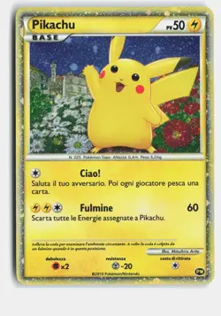Pikachu (Italian) PW 2 Holo Promo Pikachu World Collection Promos Pokemon - Image 1