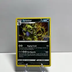 Pokemon TCG Tyranitar Pokemon GO 043/078 Holo Rare - Image 3
