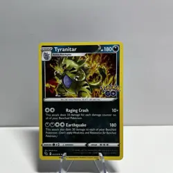 Pokemon TCG Tyranitar Pokemon GO 043/078 Holo Rare - Image 5
