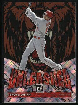 2022 Panini Donruss - Unleashed Shohei Ohtani Angels #UL-6 Diamond - Image 1