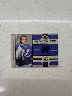 2022 Upper Deck Rookie Materials Retro Flashbacks Andrei Vasilevskiy Patch MEM - Image 1