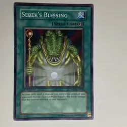 Yu-Gi-Oh Sebek's Blessing SD09 1st Edition Common Light Played - Image 1