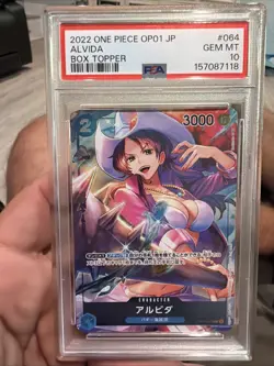 Alvida [Box Topper] OP01-064 One Piece Japanese PSA 10 OP01-064 - Image 1