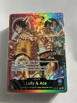 One Piece _ ST30 Starter Deck EX _ Luffy And Ace - DECK ONLY -Sealed - Image 1