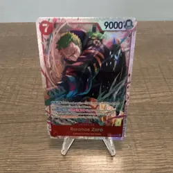 One Piece Roronoa Zoro Egghead EB04-007 SR Adventure on Kami’s Island NM ENG TCG - Image 1