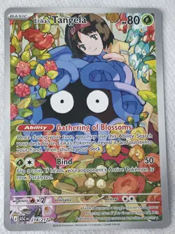 Erika's Tangela 218/217 Me: Ascended Heroes Holo Pokemon - Image 1
