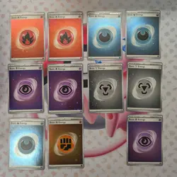 11x Cosmos Holo Energy Cards - Pokemon TCG SV151 Reverse Foil Lot - Near Mint - Image 1