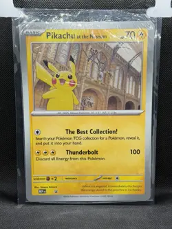 Pikachu at the Museum JUMBO SEALED Promo Card - London Natural History Museum - Image 1
