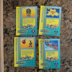 Digimon Toy Promo Cards Lot of 4 Holo Black War Graymon Greymon, Egg, Garudamon - Image 2