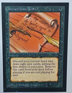 Contract from Below x (1) MTG - Collectors' Edition (CE) - EX/NM - Image 1