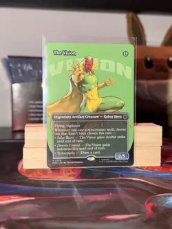 MTG Marvel Super Heroes BORDERLESS LOGO R The Vision #0379 - Image 1