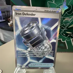 The Pokemon Company Iron Defender 110/084 Pitch Black Ultra Rare Holo - Image 1