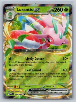 Lurantis ex 004/084 Double Rare Pitch Black Pokemon Holo Near Mint - Image 1