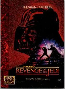 Revenge of the Jedi 73 Star Wars Galaxy Series 1 LP Pokemon TCG - Image 1