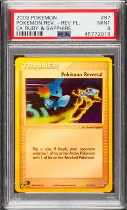 2003 'Pokemon Reversal' - REVERSE FOIL PSA 9 MINT #87 EX Ruby & Sapphire *POP 13 - Image 1