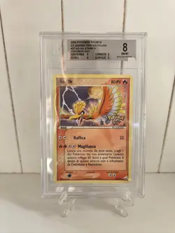 Ho-oh Pokemon day BGS 8 stamped Italiano 27/115 unseen forces no crystal forze - Image 1