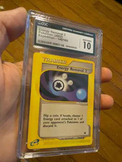 (POP 7) CGC 10 GEM MINT Pidgey 2002 Expedition 123/165 Pokemon Card - Image 2