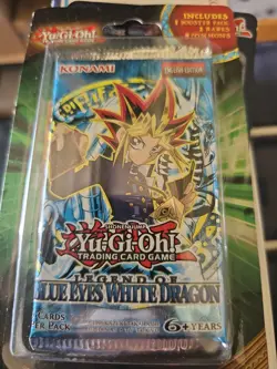Yugioh Legend Of Blue Eyes White Dragon Unlimited Booster Pack Sealed English - Image 1