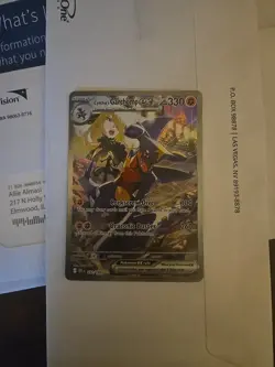 Pokemon Destined Rivals Cynthia's Garchomp EX English SIR/SAR 232/182 NM - Image 1
