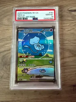 2025 POKEMON SIMPLIFIED CHINESE 151 C-COLLECTION 151 #191 MEW EX PSA 10 - Image 1