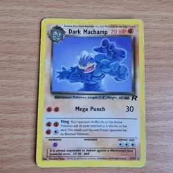 Dark Machamp Rare Non Holo Pokemon Card, WOTC Team Rocket, 27/82 MINT/near Mint - Image 1