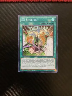 Yugioh Spell Card En Shuffle BLCR-EN008 1st Edition Secret Rare - Image 1