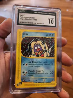 2002 Pokemon Expedition 83/165 Jynx CGC 10 GEM MINT Card - Image 2