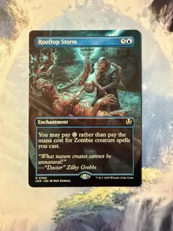 Rooftop Storm (Borderless) Innistrad Remastered Regular -Near Mint - Image 1
