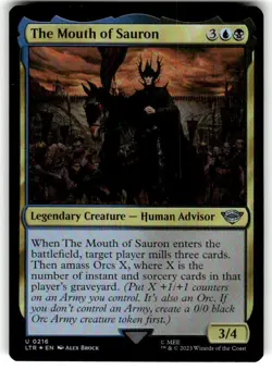 The Mouth of Sauron Universes Beyond: the Lord of the Rings: FOIL MTG Foil - Image 1