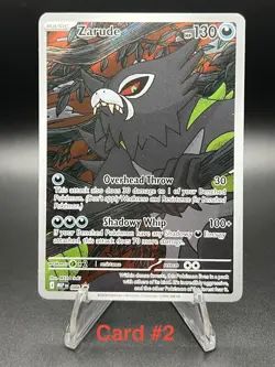 Pokemon TCG Zarude #088 MEP Black Star Promo Holo Pitch Black ETB Promo - Image 3