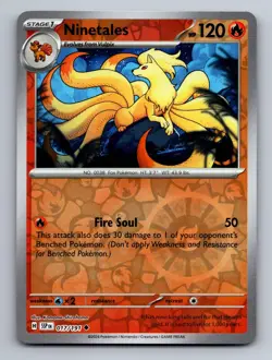 Ninetales 017/191 Uncommon Surging Sparks Pokemon Near Mint Reverse Holo - Image 1