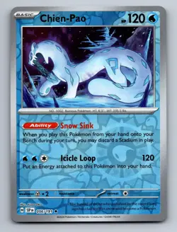 Chien-Pao 056/191 Rare Surging Sparks Pokemon Near Mint Reverse Holo - Image 1