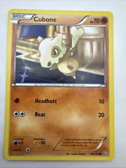 Cubone 60/124 Dragons Exalted Regular Pokemon TCG - Image 1