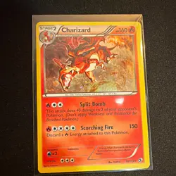 Charizard 19/113 Legendary Treasures Holo LP – Swirl by Mouth! - Image 1