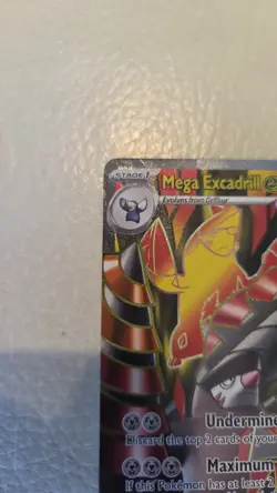Mega Excadrill ex 103/084 Holo Ultra Rare Pokemon ME05: Pitch Black NM - Image 2