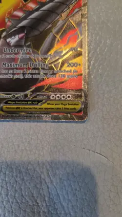 Mega Excadrill ex 103/084 Holo Ultra Rare Pokemon ME05: Pitch Black NM - Image 5