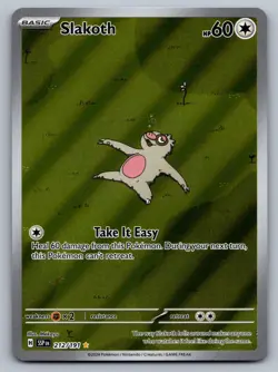Slakoth 212/191 Illustration Rare Surging Sparks Pokemon NM - Image 1