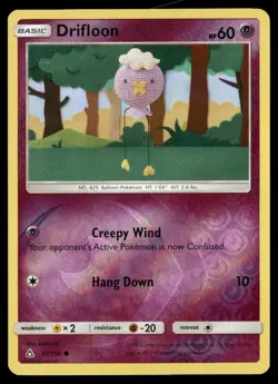 Drifloon 51/156 Common Ultra Prism Pokemon Reverse Holo NM/M - Image 1